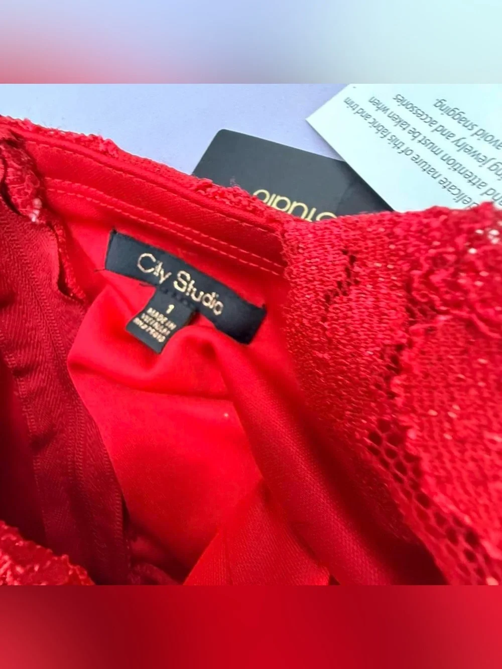 Macy's Vibrant Red Sheer Fashion Scarf